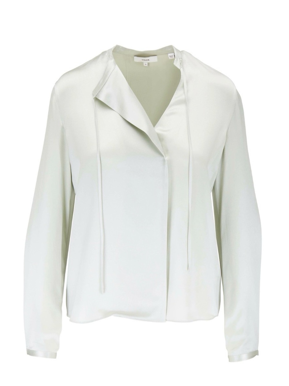 Vince Light Gray Trench Coat - Minimalist Luxe